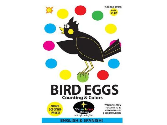 Bird Eggs - Counting & Colors! (Spanish): Huevos de Aves - Contar y Colorear