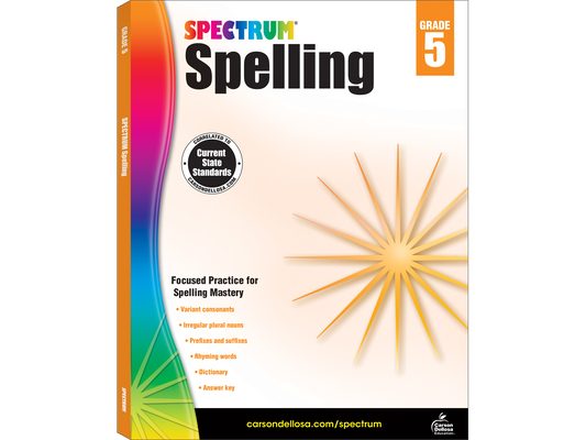 Spectrum Spelling, Grade 5: Volume 32