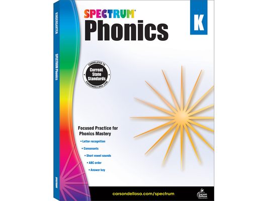 Spectrum Phonics, Grade K: Volume 90