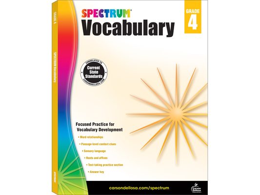 Spectrum Vocabulary, Grade 4: Volume 87