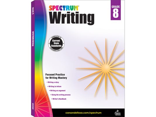 Spectrum Writing, Grade 8: Volume 42