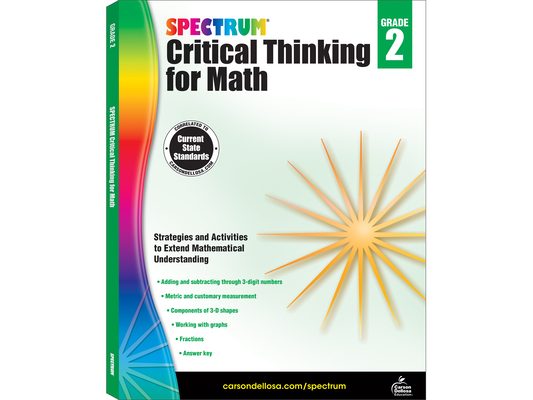 Spectrum Critical Thinking for Math, Grade 2: Volume 44
