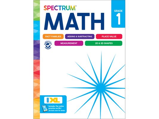 Spectrum Math Workbook, Grade 1