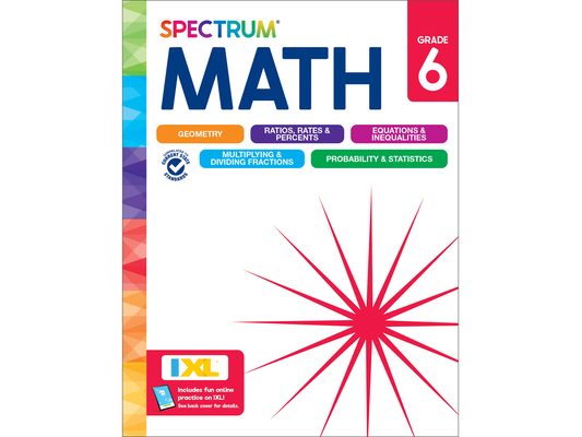 Spectrum Math Workbook, Grade 6