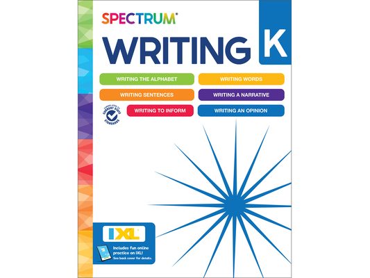 Spectrum Writing Workbook, Grade K