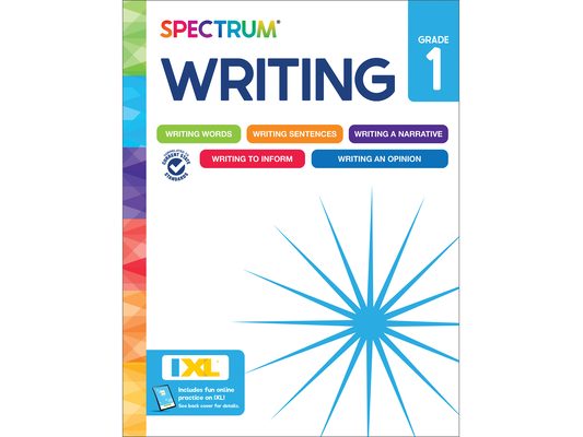 Spectrum Writing Workbook, Grade 1