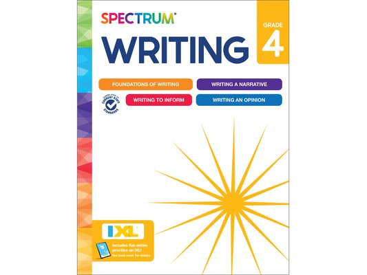 Spectrum Writing Workbook, Grade 4