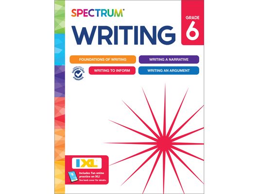 Spectrum Writing Workbook, Grade 6