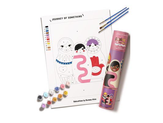 Babushkas Paint by Numbers Kit - Easy & Fun Painting Set for Kids Ages 5 to 12