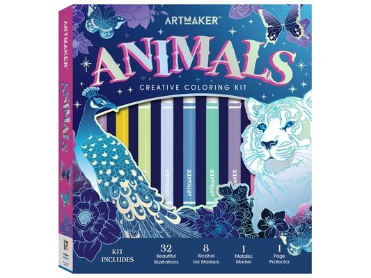 Art Maker Animals Coloring Kit