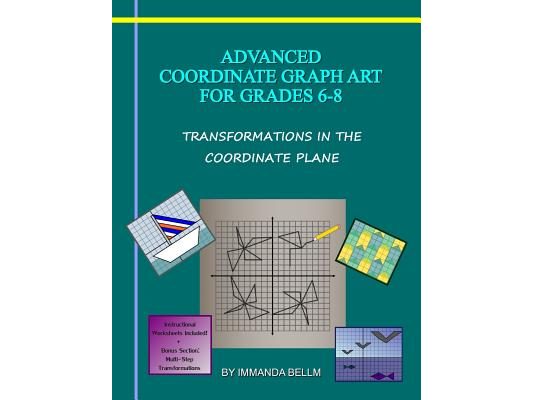 Advanced Coordinate Graph Art for Grades 6-8: Transformations in the Coordinate Plane