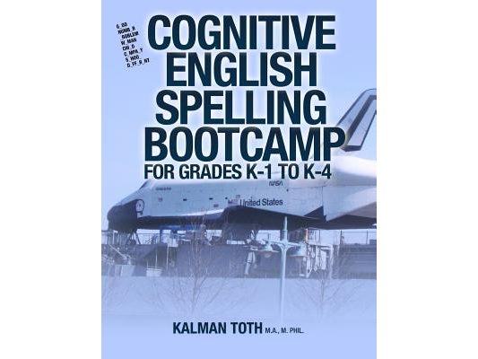 Cognitive English Spelling Bootcamp For Grades K-1 To K-4