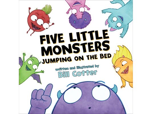 Five Little Monsters Jumping on the Bed