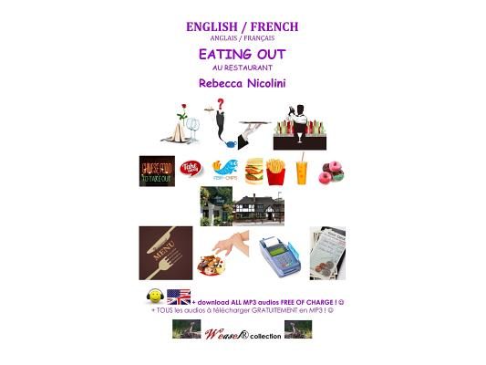 English / French: Eating Out: BLACK & WHITE VERSION