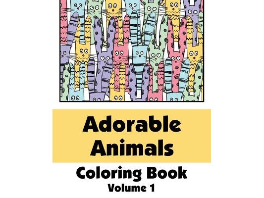 Adorable Animals Coloring Book