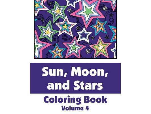 Sun, Moon, and Stars Coloring Book (Volume 4)