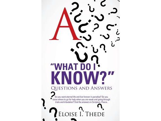 "What Do I Know?"