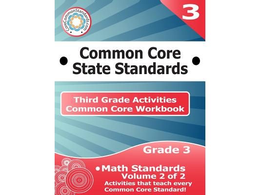 Third Grade Common Core Workbook: Math Activities: Volume 2 of 2