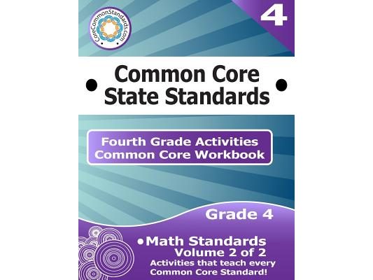 Fourth Grade Common Core Workbook: Math Activities: Volume 2 of 2