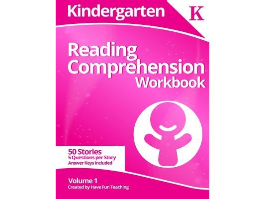 Kindergarten Reading Comprehension Workbook: Volume 1