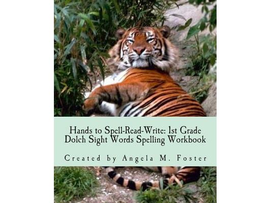 Hands to Spell-Read-Write: 1st Grade Dolch Sight Words Spelling Workbook