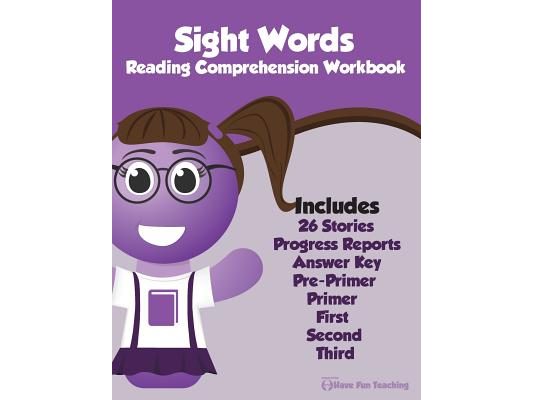 Sight Words Reading Comprehension Workbook