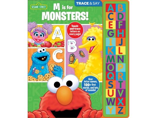 Sesame Street: M Is for Monsters! Trace & Say Sound Book [With Battery]