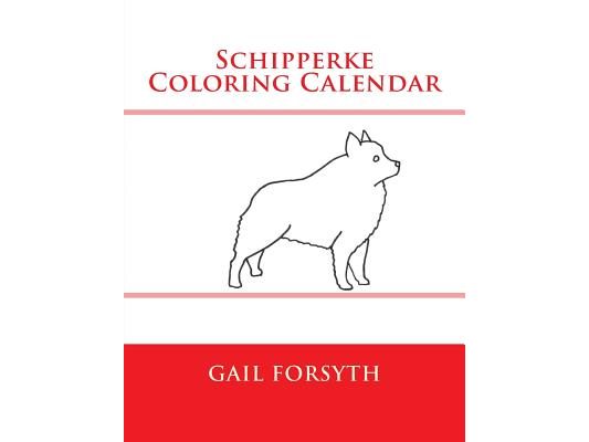 Schipperke Coloring Calendar