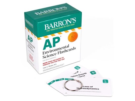AP Environmental Science Flashcards, Fourth Edition: Up-To-Date Review + Sorting Ring for Custom Study
