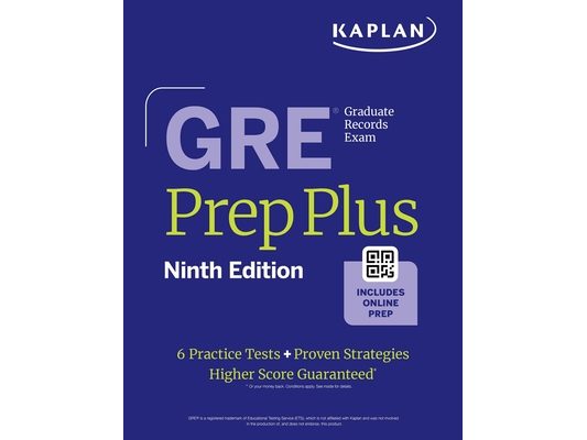 GRE Prep Plus, Ninth Edition (2026): Includes 6 Practice Tests, 1500+ Practice Questions + Online Access to a 500+ Question Bank, Video Tutorials, and