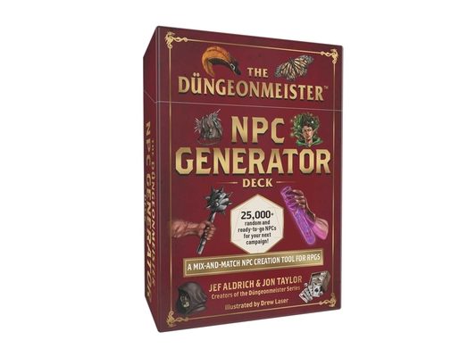 The Düngeonmeister Npc Generator Deck: A Mix-And-Match Npc Creation Tool for Rpgs