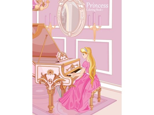 Princess Coloring Book 1