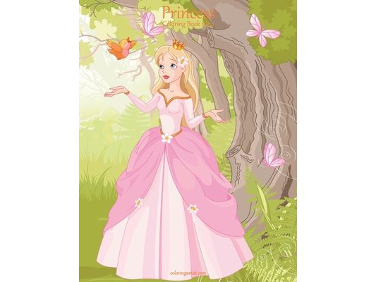 Princess Coloring Book 1 & 2