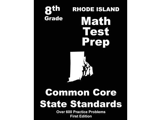 Rhode Island 8th Grade Math Test Prep: Common Core Learning Standards