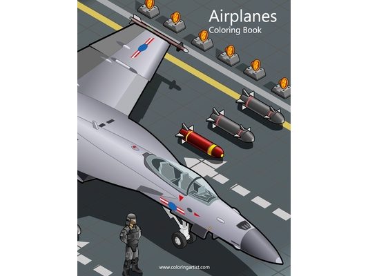Airplanes Coloring Book 1