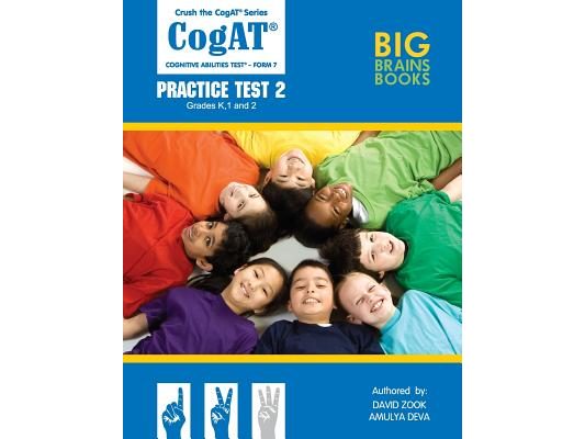 Crush the CogAT: Form 7 Practice Test 2 (Grades K, 1, and 2)