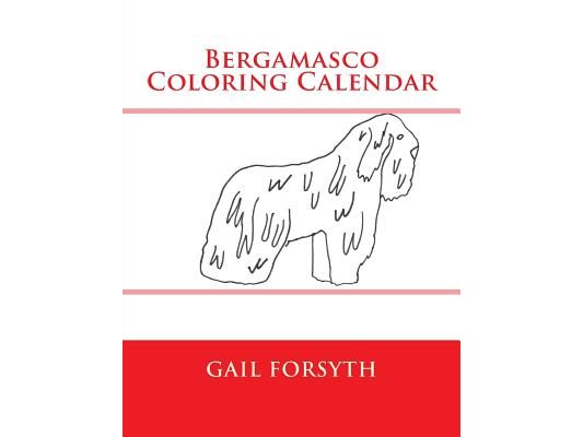 Bergamasco Coloring Calendar