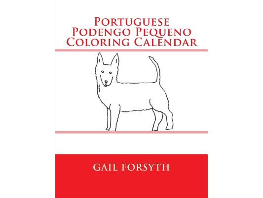 Portuguese Podengo Pequeno Coloring Calendar