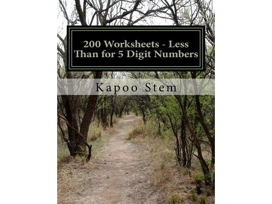 200 Worksheets - Less Than for 5 Digit Numbers: Math Practice Workbook