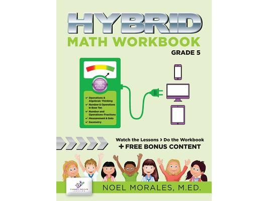 Hybrid Math Workbook Grade 5