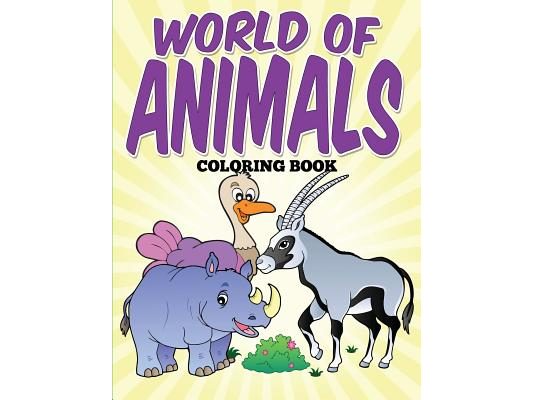 World of Animals Coloring Book