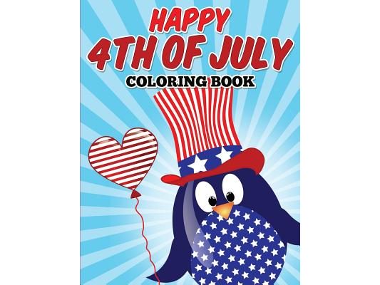 Happy 4th Of July Coloring Book