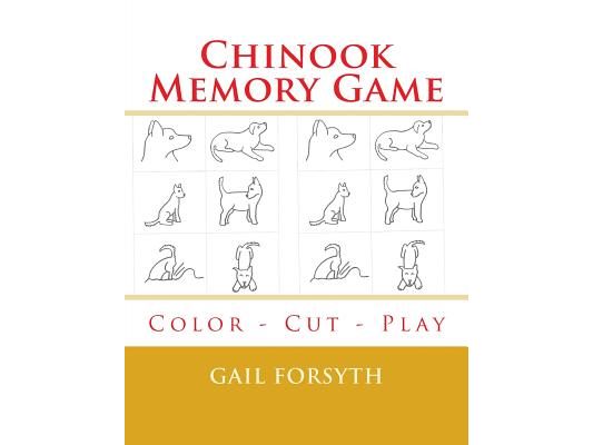 Chinook Memory Game: Color - Cut - Play