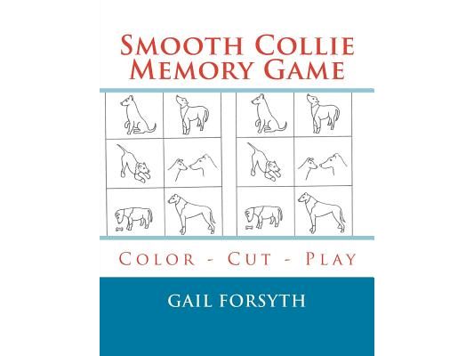 Smooth Collie Memory Game: Color - Cut - Play