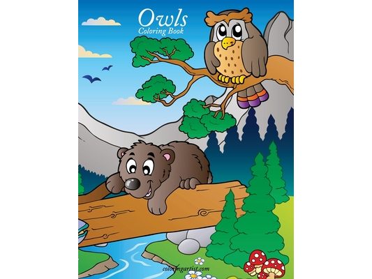 Owls Coloring Book 1