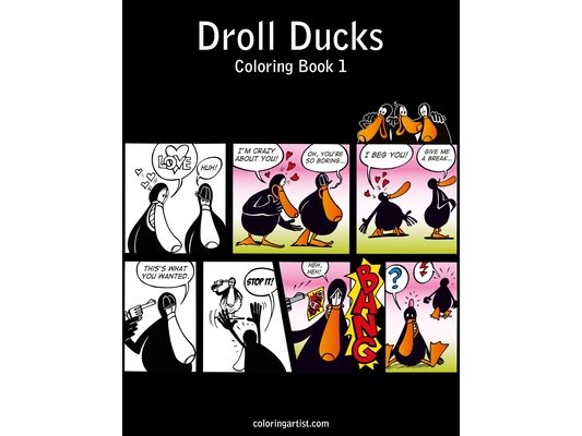 Droll Ducks Coloring Book 1