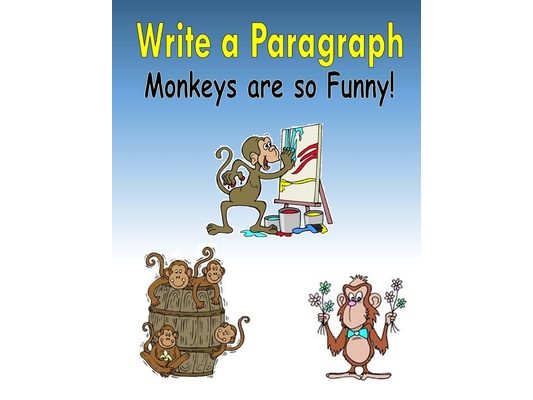Write a Paragraph: Monkeys are so Funny!
