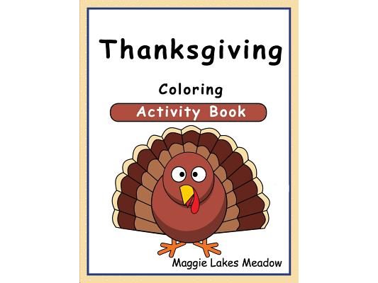 Thanksgiving Coloring Activity Book