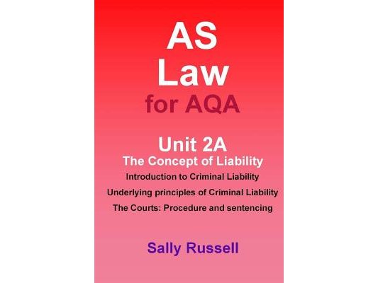AS Law for AQA Unit 2A The Concept of Liability: Introduction to Criminal Liability: Underlying Principles of Criminal Liability: The Courts Procedure