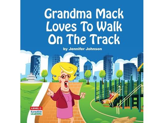 Grandma Mack Loves To Walk On The Track